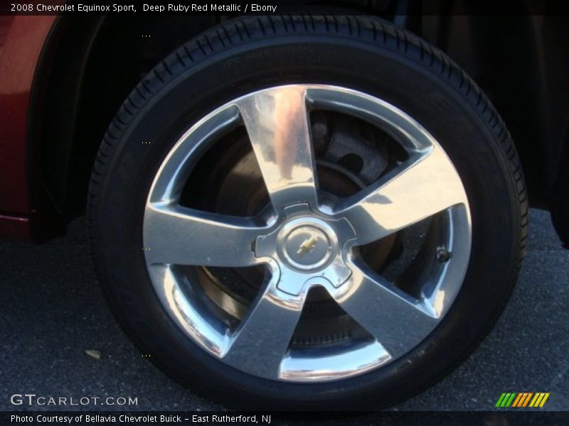 Deep Ruby Red Metallic / Ebony 2008 Chevrolet Equinox Sport
