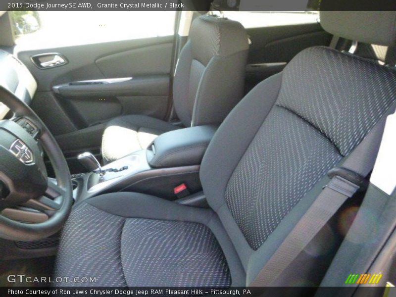 Granite Crystal Metallic / Black 2015 Dodge Journey SE AWD