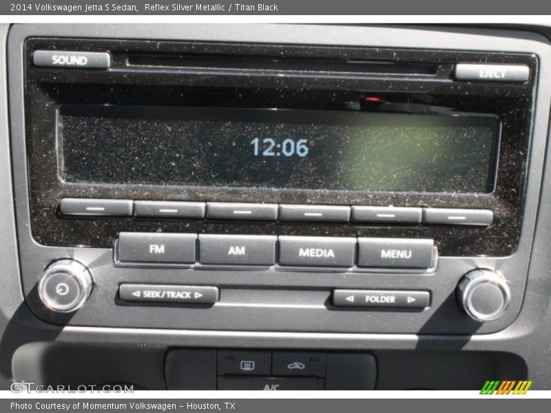 Reflex Silver Metallic / Titan Black 2014 Volkswagen Jetta S Sedan