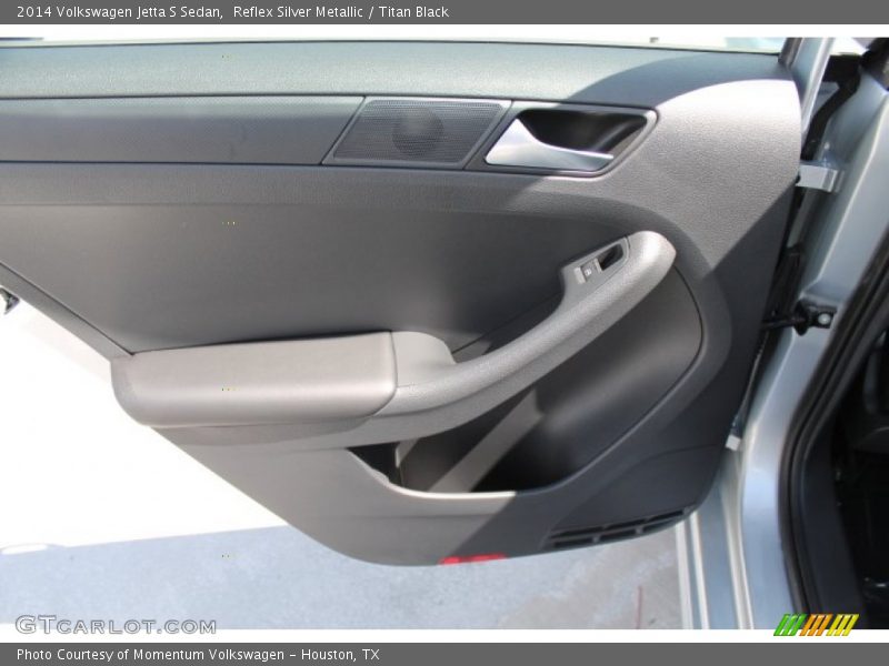 Reflex Silver Metallic / Titan Black 2014 Volkswagen Jetta S Sedan