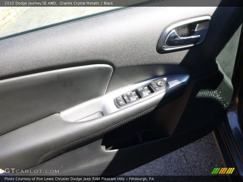 Granite Crystal Metallic / Black 2015 Dodge Journey SE AWD