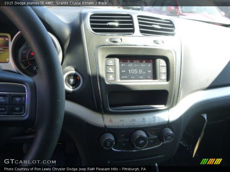 Granite Crystal Metallic / Black 2015 Dodge Journey SE AWD