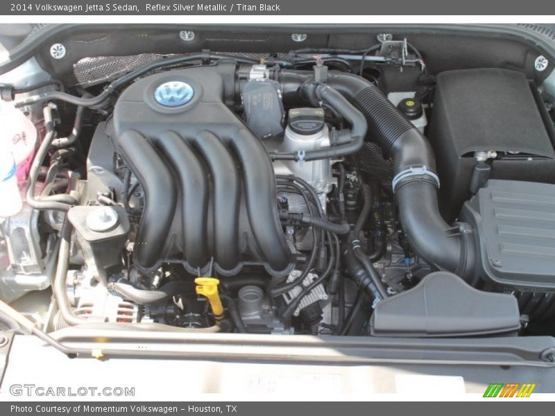 Reflex Silver Metallic / Titan Black 2014 Volkswagen Jetta S Sedan