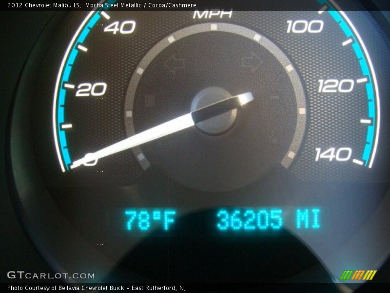 Mocha Steel Metallic / Cocoa/Cashmere 2012 Chevrolet Malibu LS