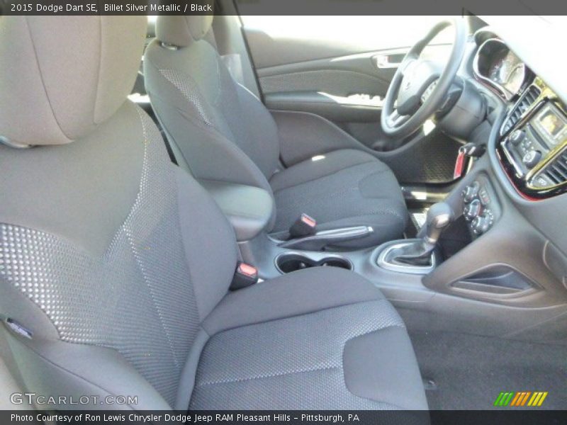 Billet Silver Metallic / Black 2015 Dodge Dart SE