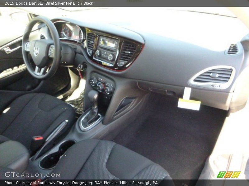 Billet Silver Metallic / Black 2015 Dodge Dart SE