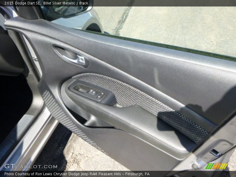 Billet Silver Metallic / Black 2015 Dodge Dart SE