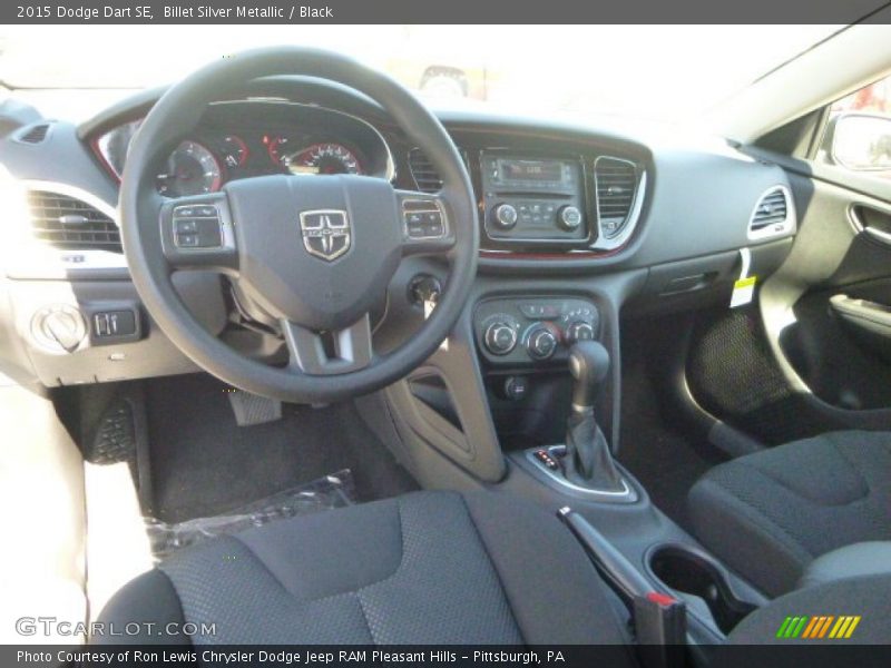  2015 Dart SE Black Interior
