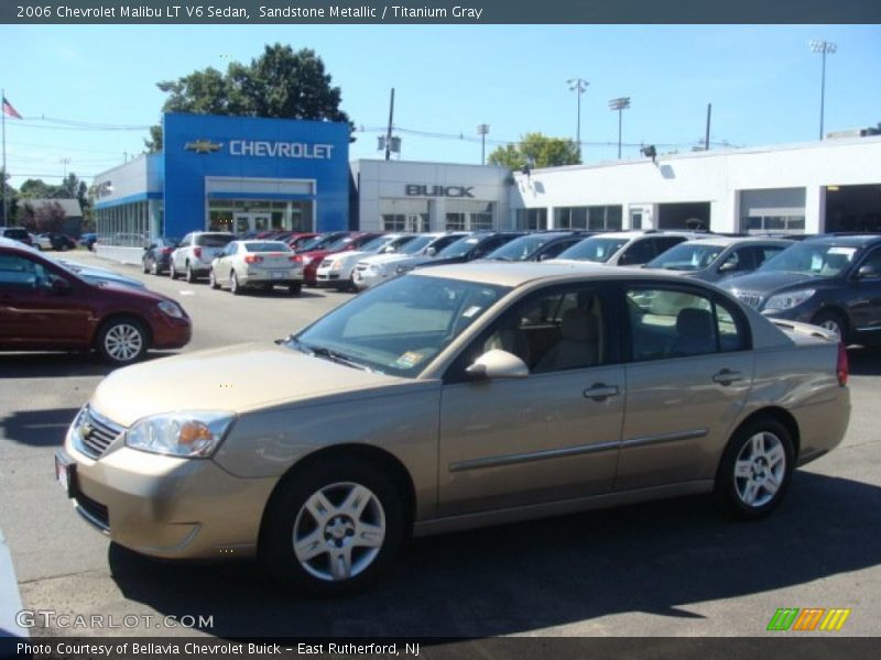 Sandstone Metallic / Titanium Gray 2006 Chevrolet Malibu LT V6 Sedan