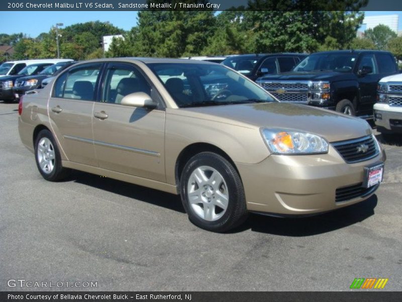 Sandstone Metallic / Titanium Gray 2006 Chevrolet Malibu LT V6 Sedan
