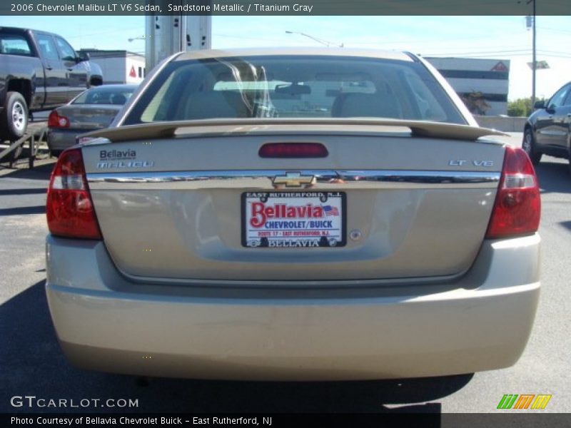 Sandstone Metallic / Titanium Gray 2006 Chevrolet Malibu LT V6 Sedan