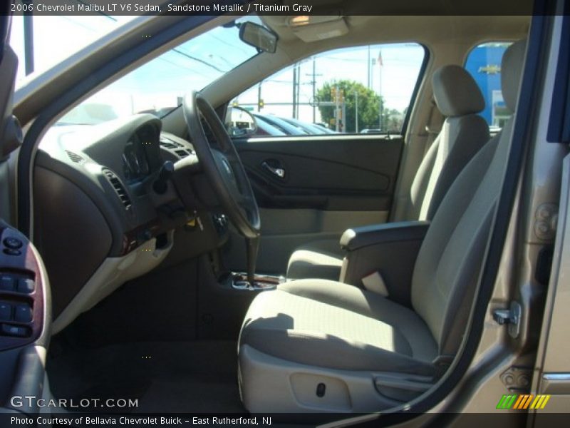 Sandstone Metallic / Titanium Gray 2006 Chevrolet Malibu LT V6 Sedan