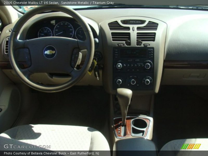 Sandstone Metallic / Titanium Gray 2006 Chevrolet Malibu LT V6 Sedan