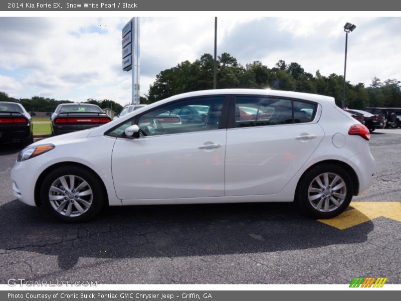 Snow White Pearl / Black 2014 Kia Forte EX