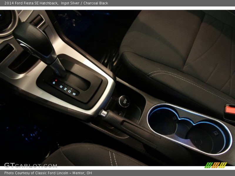 Ingot Silver / Charcoal Black 2014 Ford Fiesta SE Hatchback