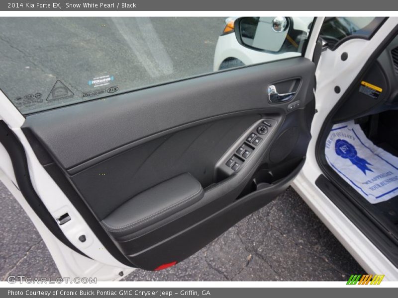 Snow White Pearl / Black 2014 Kia Forte EX