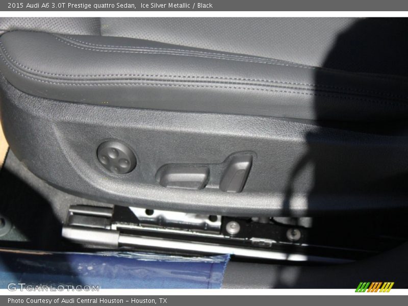 Ice Silver Metallic / Black 2015 Audi A6 3.0T Prestige quattro Sedan