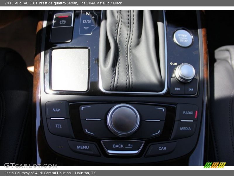 Ice Silver Metallic / Black 2015 Audi A6 3.0T Prestige quattro Sedan