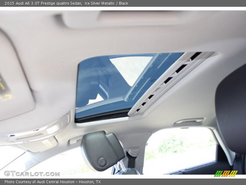 Ice Silver Metallic / Black 2015 Audi A6 3.0T Prestige quattro Sedan