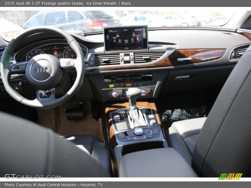 Ice Silver Metallic / Black 2015 Audi A6 3.0T Prestige quattro Sedan