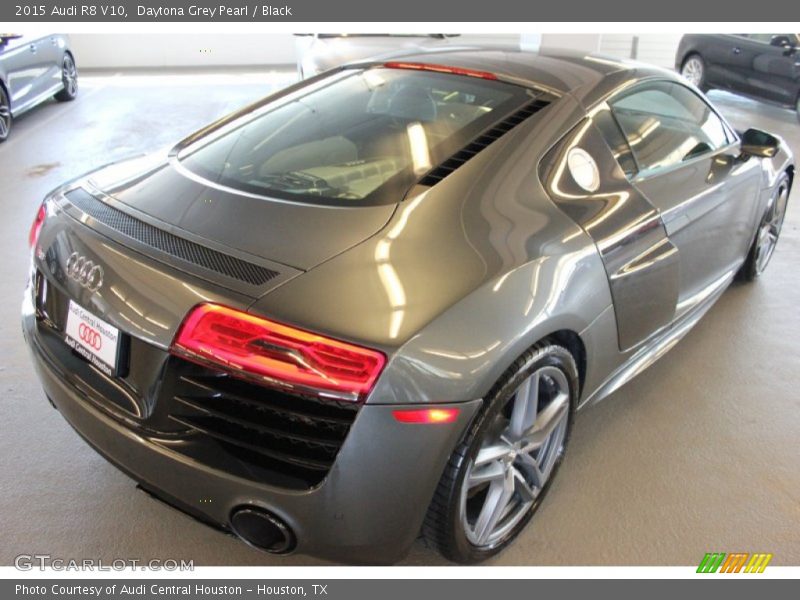 Daytona Grey Pearl / Black 2015 Audi R8 V10