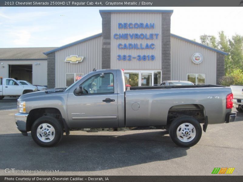 Graystone Metallic / Ebony 2013 Chevrolet Silverado 2500HD LT Regular Cab 4x4