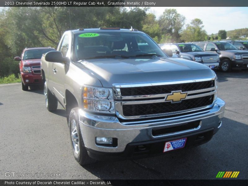 Graystone Metallic / Ebony 2013 Chevrolet Silverado 2500HD LT Regular Cab 4x4