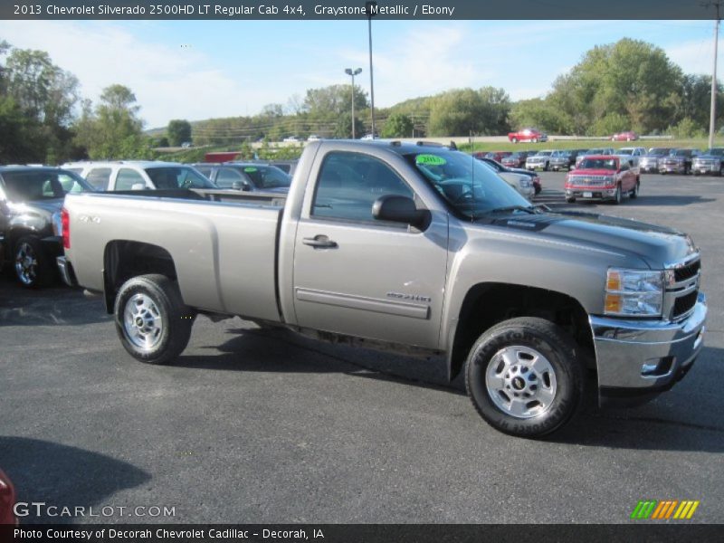 Graystone Metallic / Ebony 2013 Chevrolet Silverado 2500HD LT Regular Cab 4x4