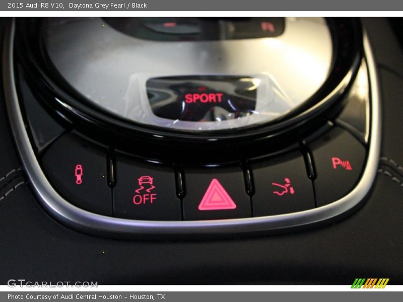 Daytona Grey Pearl / Black 2015 Audi R8 V10