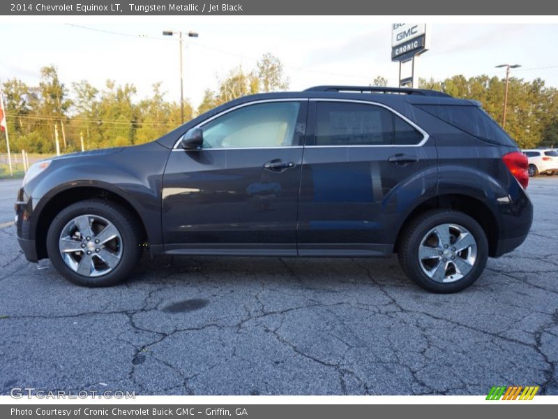 Tungsten Metallic / Jet Black 2014 Chevrolet Equinox LT