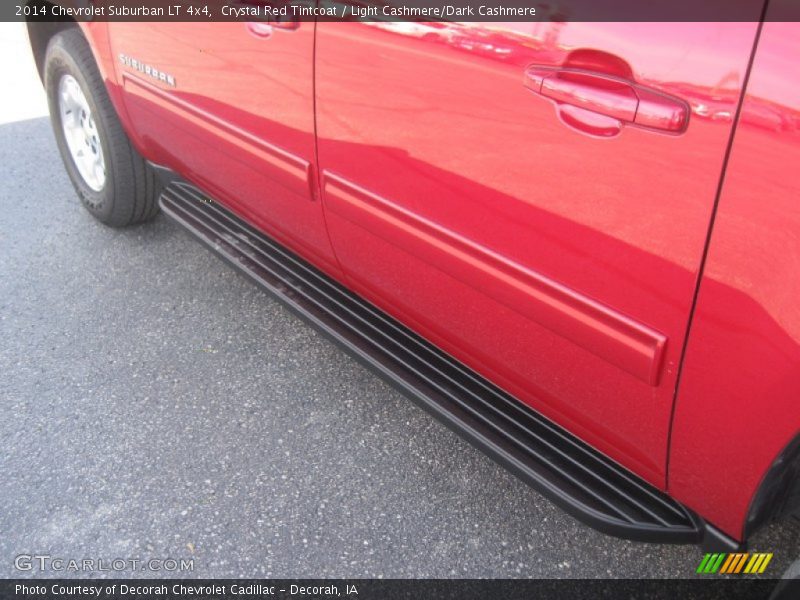 Crystal Red Tintcoat / Light Cashmere/Dark Cashmere 2014 Chevrolet Suburban LT 4x4