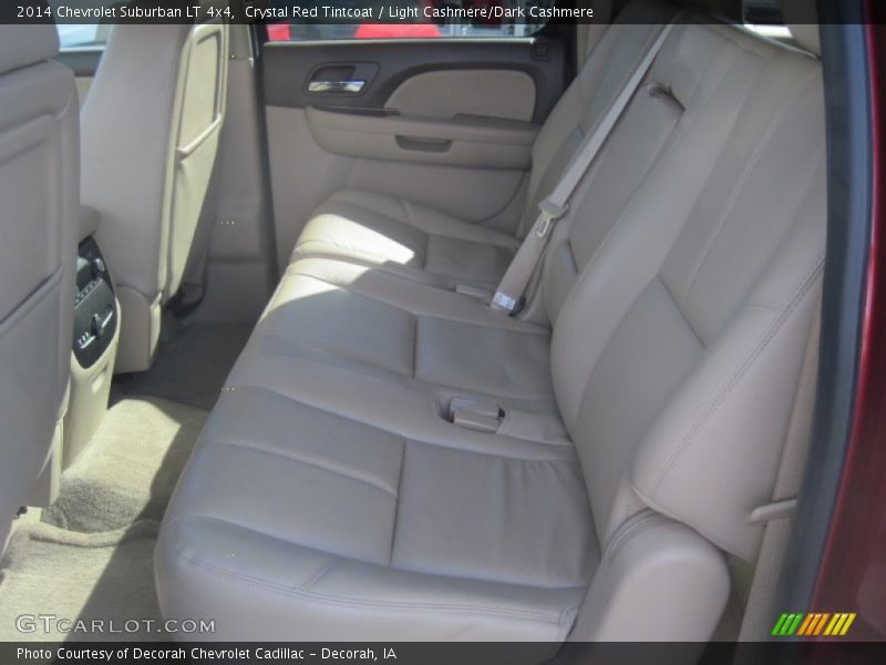 Crystal Red Tintcoat / Light Cashmere/Dark Cashmere 2014 Chevrolet Suburban LT 4x4