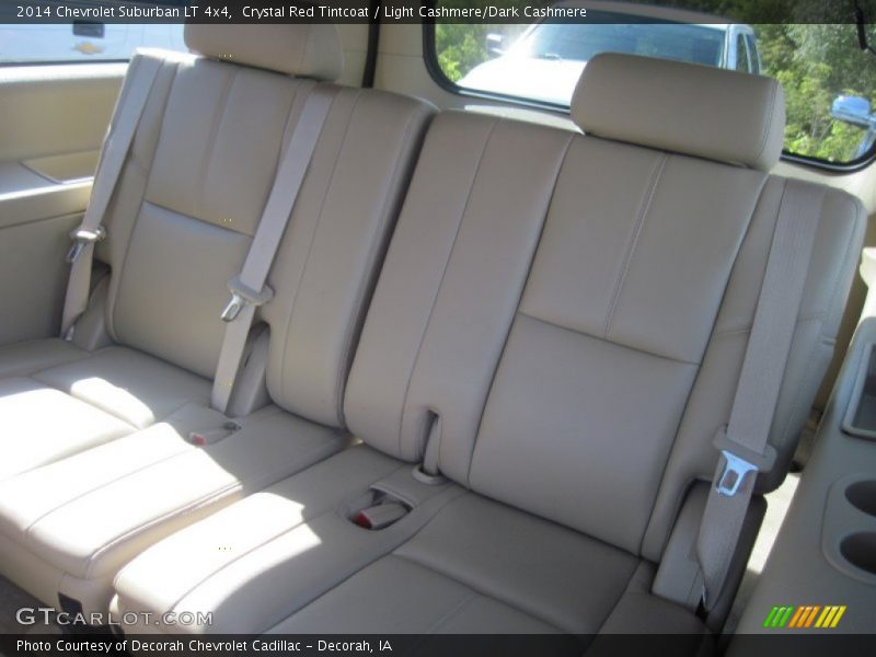 Crystal Red Tintcoat / Light Cashmere/Dark Cashmere 2014 Chevrolet Suburban LT 4x4