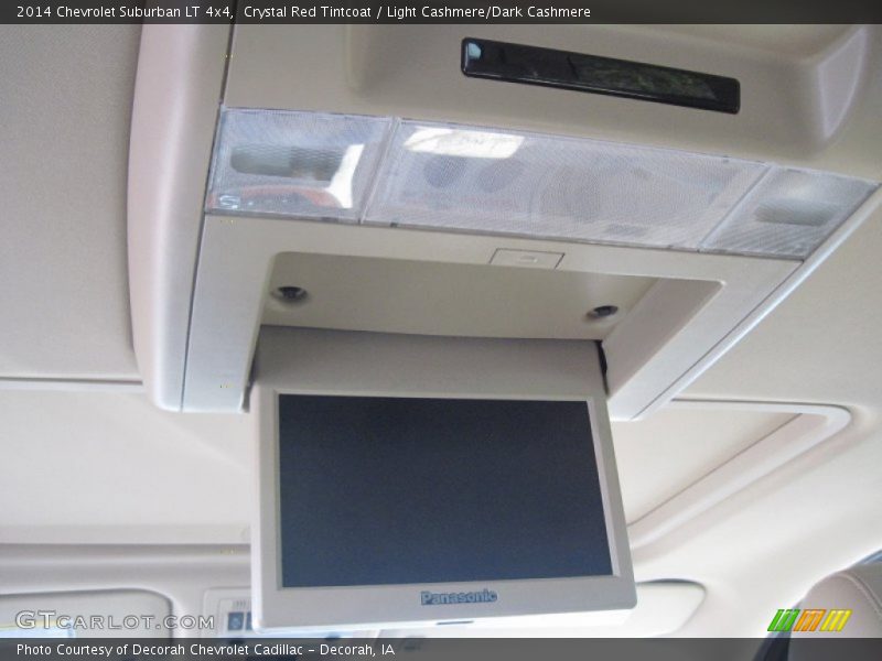 Crystal Red Tintcoat / Light Cashmere/Dark Cashmere 2014 Chevrolet Suburban LT 4x4