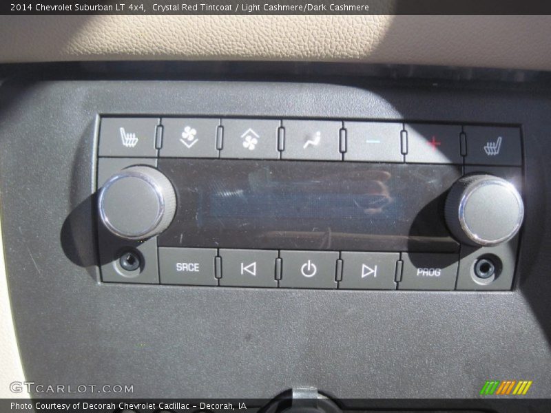 Crystal Red Tintcoat / Light Cashmere/Dark Cashmere 2014 Chevrolet Suburban LT 4x4