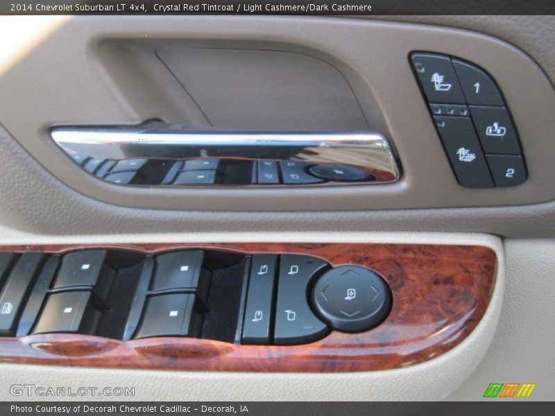 Crystal Red Tintcoat / Light Cashmere/Dark Cashmere 2014 Chevrolet Suburban LT 4x4