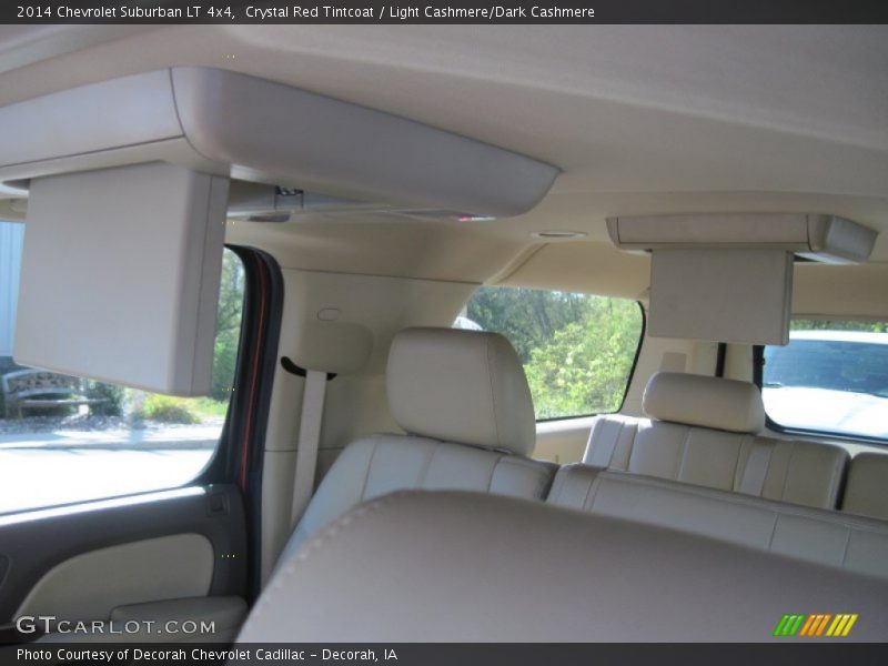 Crystal Red Tintcoat / Light Cashmere/Dark Cashmere 2014 Chevrolet Suburban LT 4x4