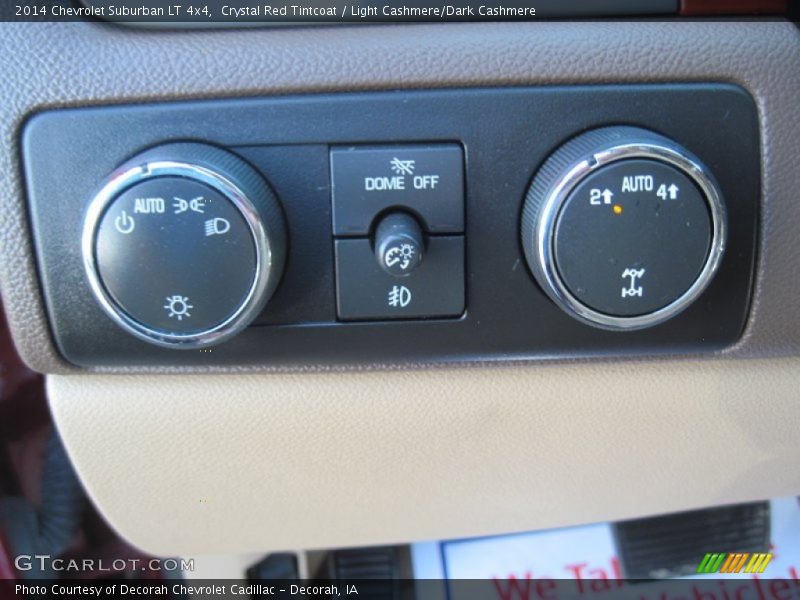 Crystal Red Tintcoat / Light Cashmere/Dark Cashmere 2014 Chevrolet Suburban LT 4x4