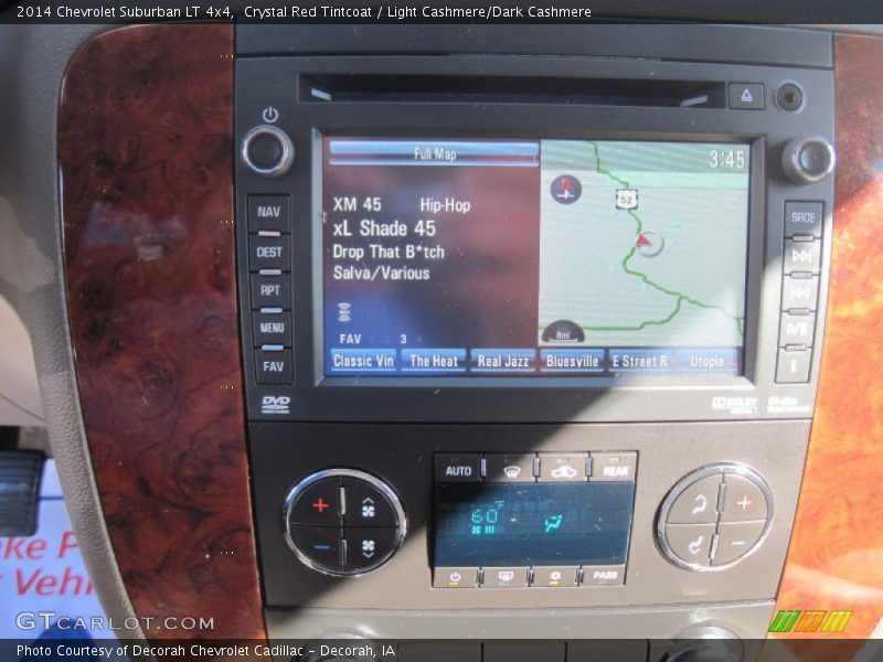 Crystal Red Tintcoat / Light Cashmere/Dark Cashmere 2014 Chevrolet Suburban LT 4x4