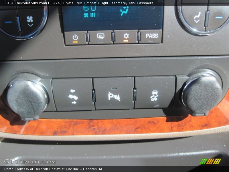 Crystal Red Tintcoat / Light Cashmere/Dark Cashmere 2014 Chevrolet Suburban LT 4x4