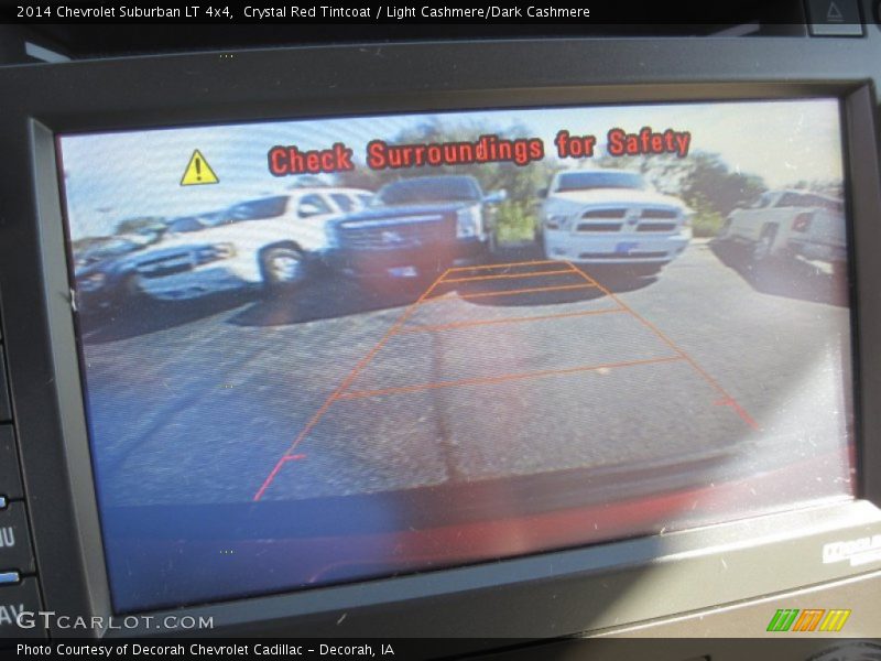 Crystal Red Tintcoat / Light Cashmere/Dark Cashmere 2014 Chevrolet Suburban LT 4x4