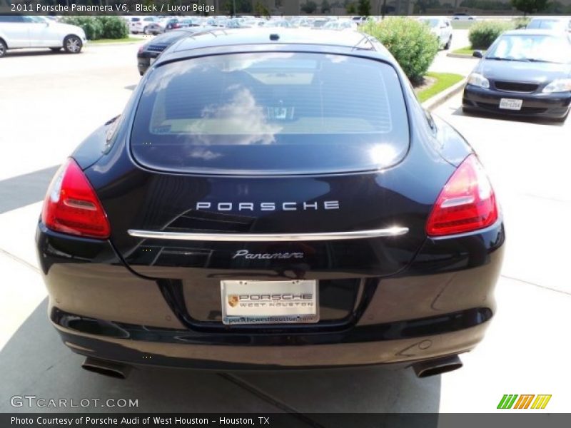 Black / Luxor Beige 2011 Porsche Panamera V6