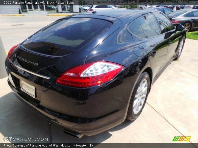 Black / Luxor Beige 2011 Porsche Panamera V6