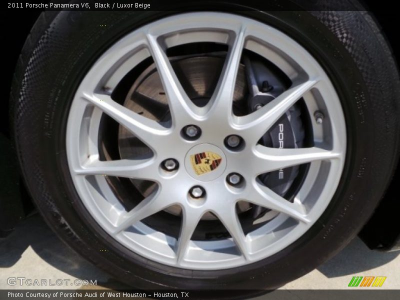 Black / Luxor Beige 2011 Porsche Panamera V6