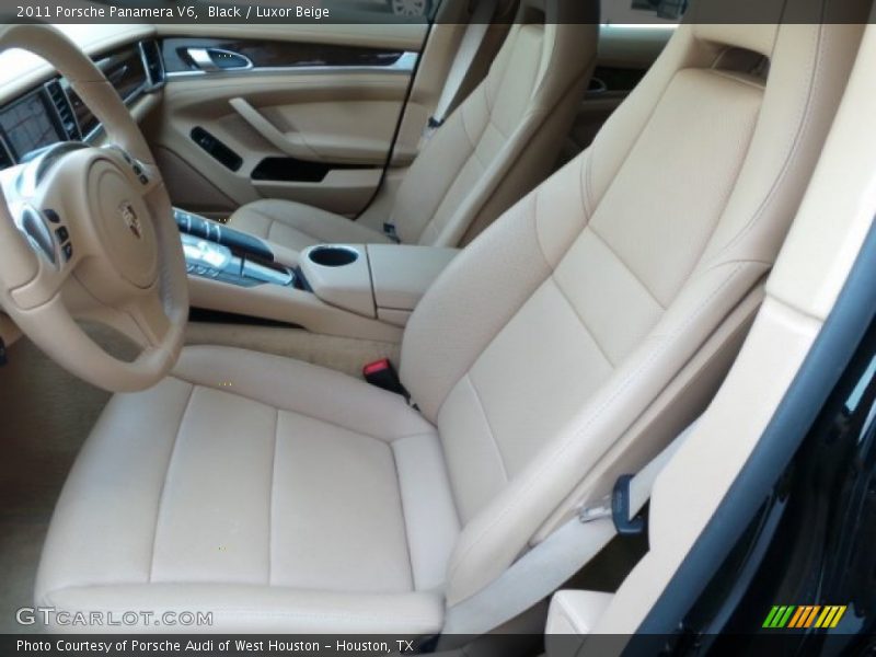 Black / Luxor Beige 2011 Porsche Panamera V6