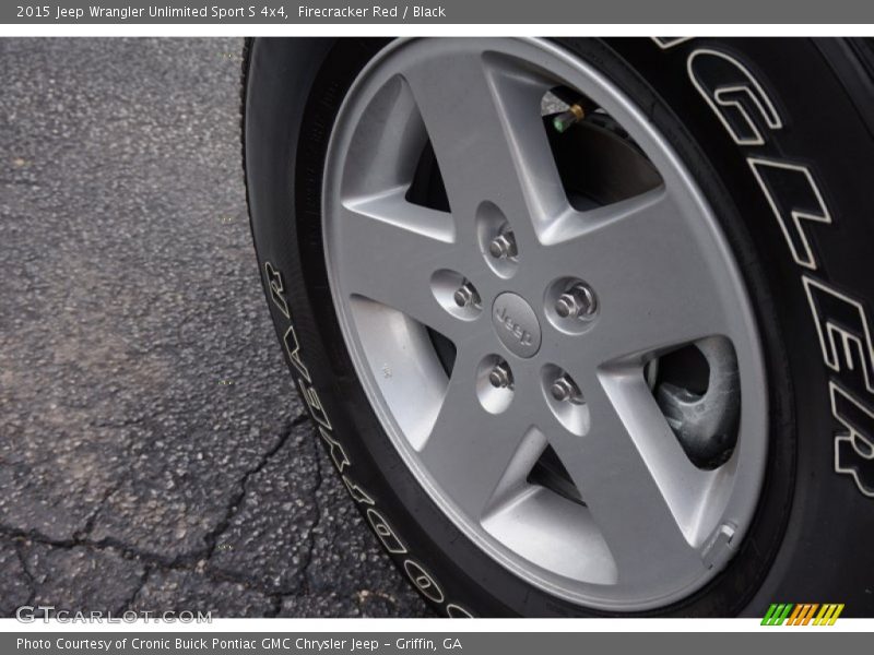 Firecracker Red / Black 2015 Jeep Wrangler Unlimited Sport S 4x4