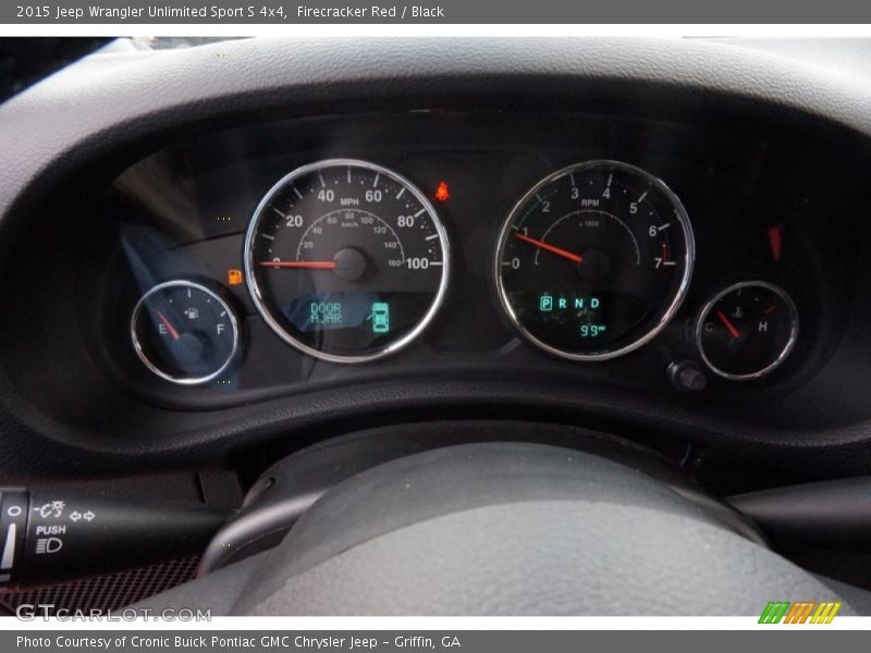 Firecracker Red / Black 2015 Jeep Wrangler Unlimited Sport S 4x4