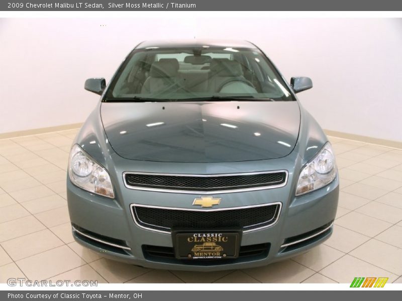 Silver Moss Metallic / Titanium 2009 Chevrolet Malibu LT Sedan
