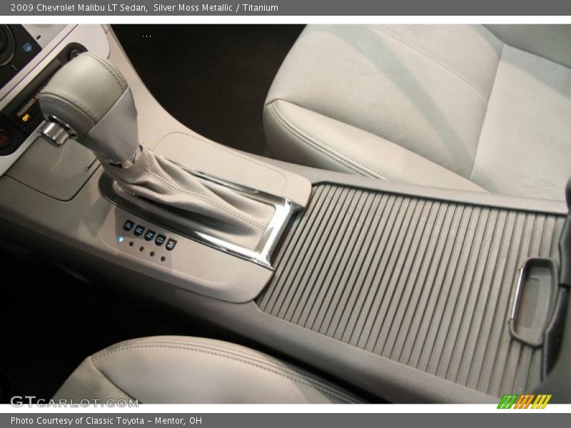 Silver Moss Metallic / Titanium 2009 Chevrolet Malibu LT Sedan