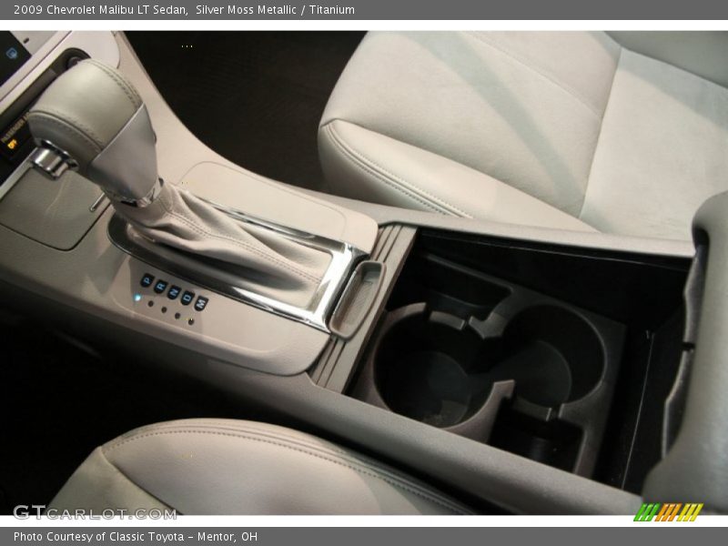 Silver Moss Metallic / Titanium 2009 Chevrolet Malibu LT Sedan
